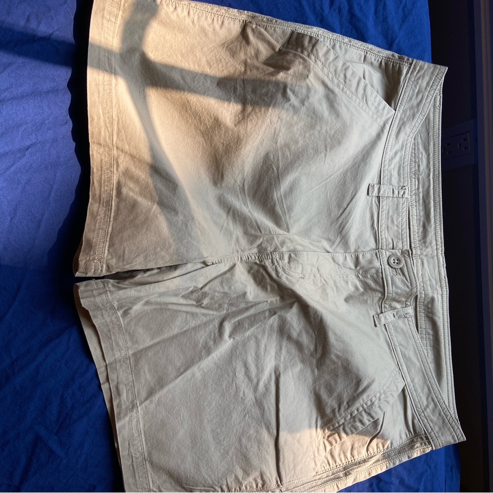 Eddie Bauer Tan Flat Front Shorts